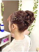 高めのルーズアップ【品川/ヘアセット】