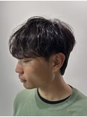 【襟足刈り上げない】無造作パーマ