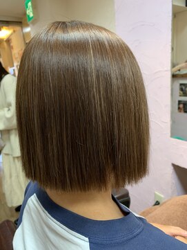 ヨシユキコンディショニング 縮毛矯正　ファイブスタートリプラ　プラス　カラー００２