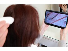 コールドゥ(coeur-doux)の雰囲気（マイクロスコープで頭皮の状態を念入りにチェック◎）