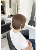 ☆透明感カラーベージュ×スマートボブ☆