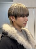 メンズエンドカラー　韓国ヘア　デザインカラー