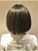 艶髪レイヤーボブ/髪質改善/透明感カラー/小顔カット/30代/40代