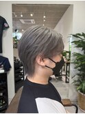 『 シルバーグレージュ×フェザーショート 』