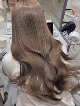 アリーズ シブヤ(ALLYS shibuya) 透明感ブリーチなしダブルカラー/レイヤーカット/ライトブラウン