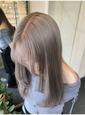 【W_SALON 河原町】ミルクティーベージュ/髪質改善