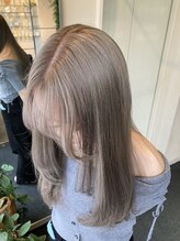 ダブル アンダーバー サロン(W_SALON) 【W_SALON 河原町】ミルクティーベージュ/髪質改善