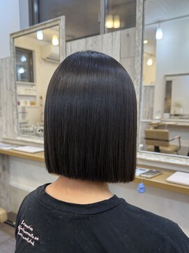 セブンルックス モカ 宇都宮鶴田店(7LOOKS mocha) 縮毛矯正×タッセルボブ