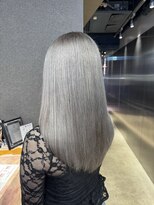 ペレ 栄店(PELE)&nbsp;ホワイトグレージュ/デジタルパーマ/チェリーブラウン/栄