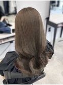 上品韓国ヘアオリーブベージュ