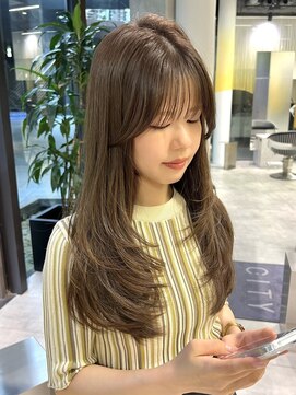 シティ(CITY) 韓国ヘア レイヤーカット ワンカール