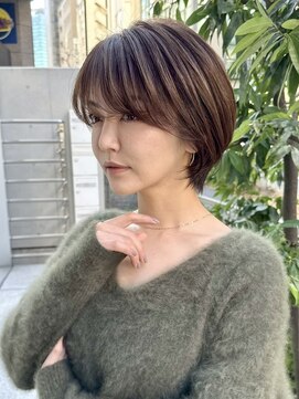 ライズ ネックス ザ サロン 渋谷(LIZE nex the salon) ショートボブ［#渋谷駅 #ショートボブ #髪質改善］