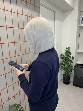 ペレ 原宿(PELE) 着物ヘア/大人ガーリー/ダークアッシュ/似合わせカット/原宿