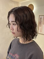 ラヴィズム 名駅店(LUVISM)&nbsp;ボブ/ミディアム/レイヤー/顔周りレイヤー/艶カラー/パーマ