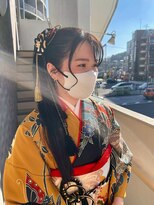 ルーチェ(Luce)&nbsp;和装ヘアアレンジ/ヘアセット/ポニーテール/スーパーロング