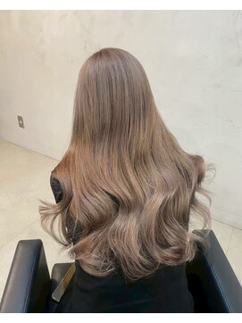 リコヘアー(LiCO HAIR) 那覇/イメチェン/ピンクベージュ/アンブレラカラー/前髪