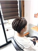 ハイライト/シルバーカラー/グレージュ/コントラストハイライト