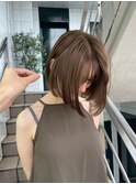 Cote 美髪/オリーブベージュ/セミディ/カットレイヤーボブ