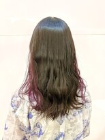 ムーア(MUA)&nbsp;インナーカラー×ブルーパープル