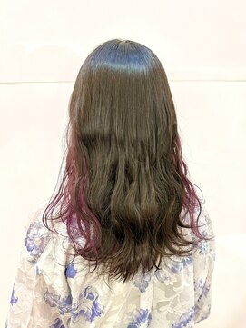 ムーア(MUA) インナーカラー×ブルーパープル