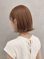 リア トーキョー(Lia TOKYO)&nbsp;【工藤武士】外ハネボブ×ピンクベージュ後ろ姿も可愛い艶ヘア