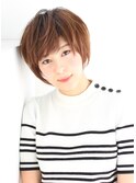 大人可愛いナチュラルショート