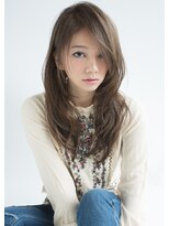 エル(LE)&nbsp;６/８open！ひし形シルエットグレージュエアリーセミロング