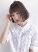 ニュアンスカール 透明感 グレージュ！