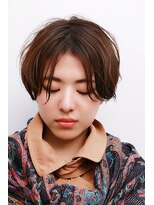 ドロップ(drop)&nbsp;つやラベンダーの無造作ショートパーマ〈表参道/青山drop〉