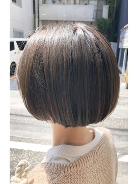 ア セカンド 清藤美容室第弐號(a sekand) [a sekand]ショートボブ×アッシュカラー