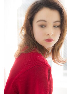 ミエルヘアーエスト 新宿店(mielhair est) 外ハネエアリーミディ【新宿】