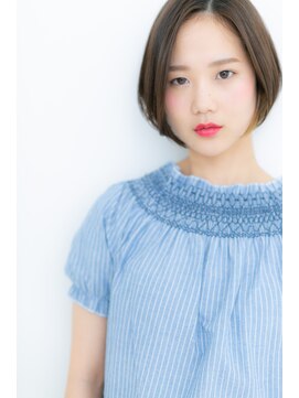 カバーヘア ブリス 戸田公園西口店(COVER HAIR bliss) ポイントカラーxひし形ショートマッシュY戸田公園20代30代40代
