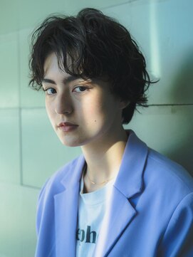 フィグバイアルテフィーチェ(fig by artefice) エアリーパーマ×ショートボブ/ハンサムショート