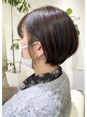 【I.】インナーカラーが可愛い前下がりショートボブ 川口