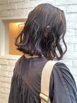 ニア 清澄白河(nir) 〈清澄白河 半個室〉切りっぱなしボブ/ラベンダーグレー