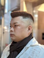 トウキョウバーバーヴァッシュ 神保町店(Tokyo Barber VASH) スキンフェードパンチパーマリーゼント