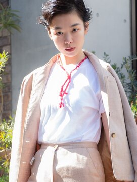 リブロ 三軒茶屋(LIBRO) レトロ×ベリーショートヘア