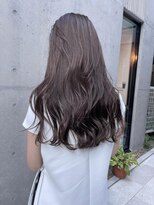 透明感カラー ダークグレー 秋カラー レイヤーカット