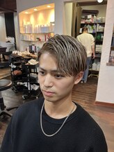 ヘアークリエイト ポライト(hair create Polite) 耳掛けグレージュカラー