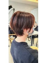 ヤサシイサロン(YASASHII SALON) ショート×オリーブベージュ×赤み消しカラー