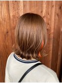 ボブ×インナーカラー#20代30代40代50代#福岡飯塚#美容室