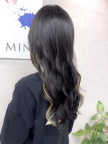 レヴェリーヘア 倉敷店(Reverie hair) #エクステ#プルエクステ#インナーカラー#黒髪