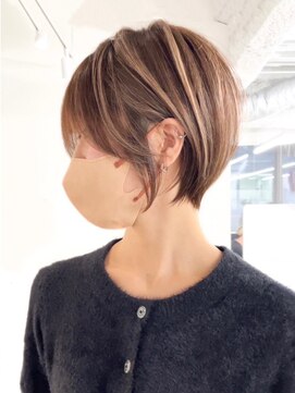 ボーテコンシェル 錦糸町(beaute concier) ミルクティーベージュダブルカラーインナーカラーケアブリーチ