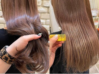 ルプラ チッタ(le-pla Citta)の写真/個々の髪質と傷み具合によってカスタマイズ。艶感たっぷりのまま持続する驚きの効果にリピするお客様多数☆