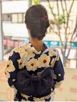 ヒデ美容室&nbsp;浴衣ヘアアレンジ