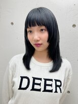 ダブ アオヤマ(DaB AOYAMA)&nbsp;【モリ】期間限定フェイクブラック / 姫カット 似合わせカット