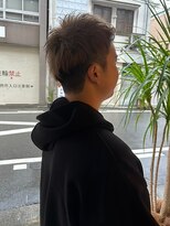 ヘアプレイスソル (HAIR PLACE SoL)&nbsp;メンズフェード×ベージュカラー