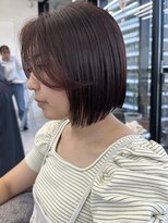 ビューナゴヤ 名駅(VIEW NAGOYA)&nbsp;前髪カタログ/イメチェンスタイル／ウェーブパーマ/こなれミディ