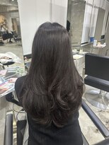 ラック(LUCK)&nbsp;ダークグレージュ/船橋/くすみベージュ/細めハイライト