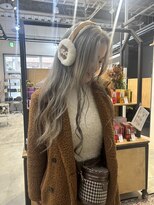 リンダ(LINDA)&nbsp;ダブルカラー/グレージュ/ケアブリーチ[札幌美容室LINDA]